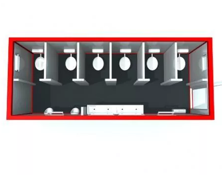 CT3 - Kontener sanitarny WC „Pistia” - wariant 3