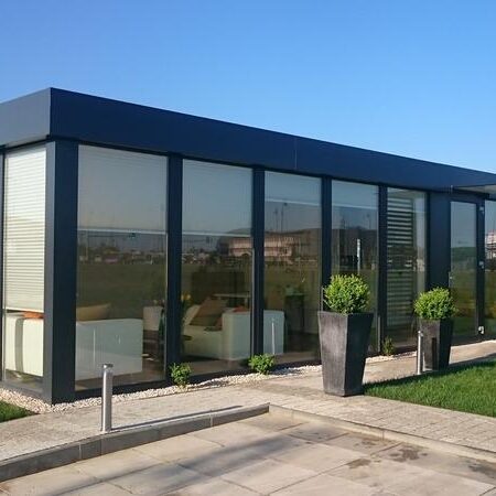 CT2 – Nowoczesny Kontener biurowy „Papaja” - wariant 8